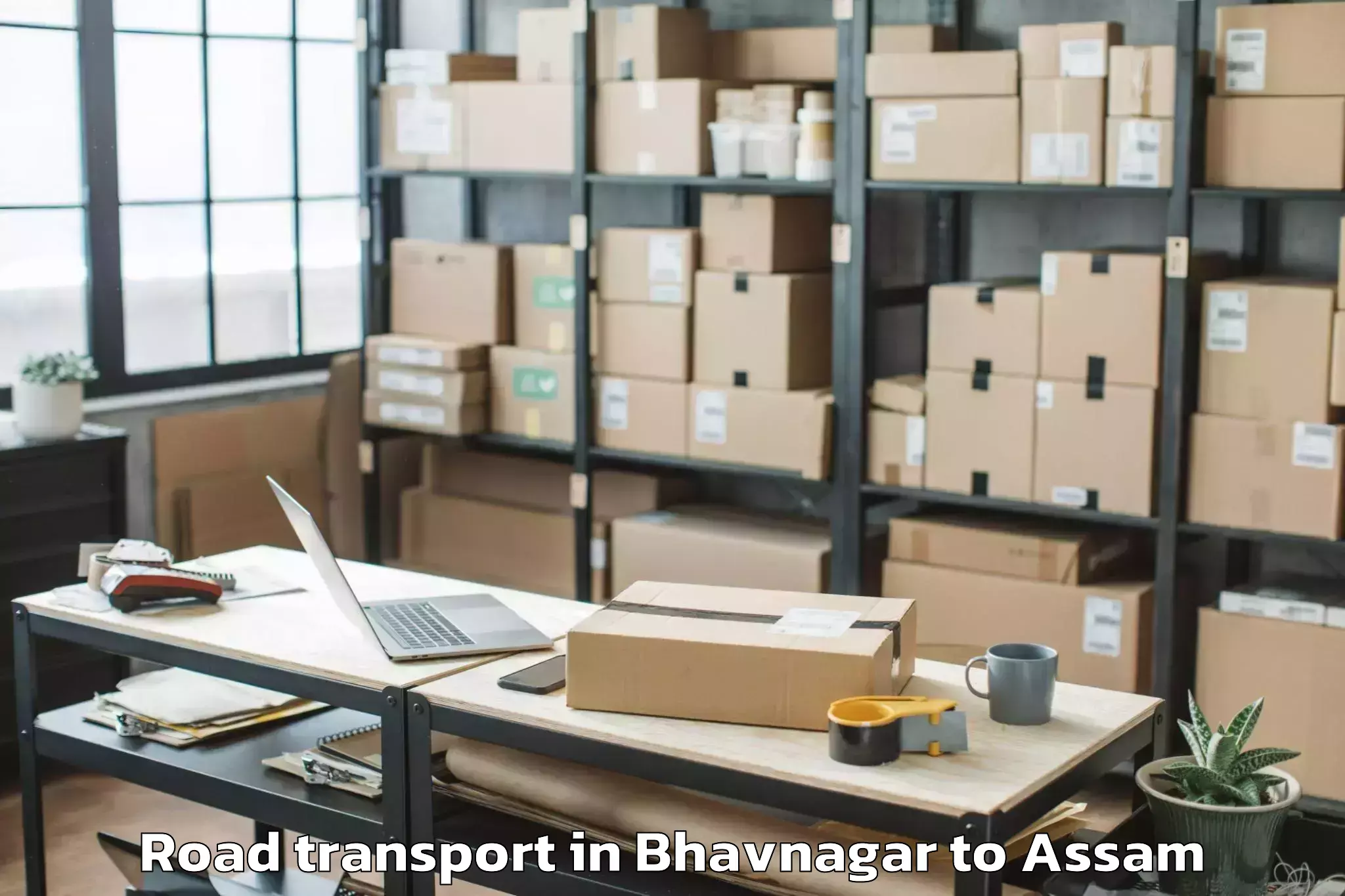 Reliable Bhavnagar to Salonibari Airport Tez Road Transport